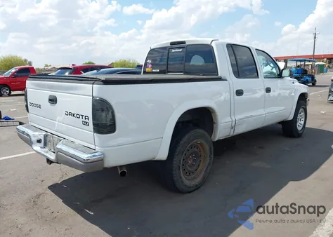 2004 Dodge Dakota Slt from USA, damaged, VIN 1D7HG48N04S734207